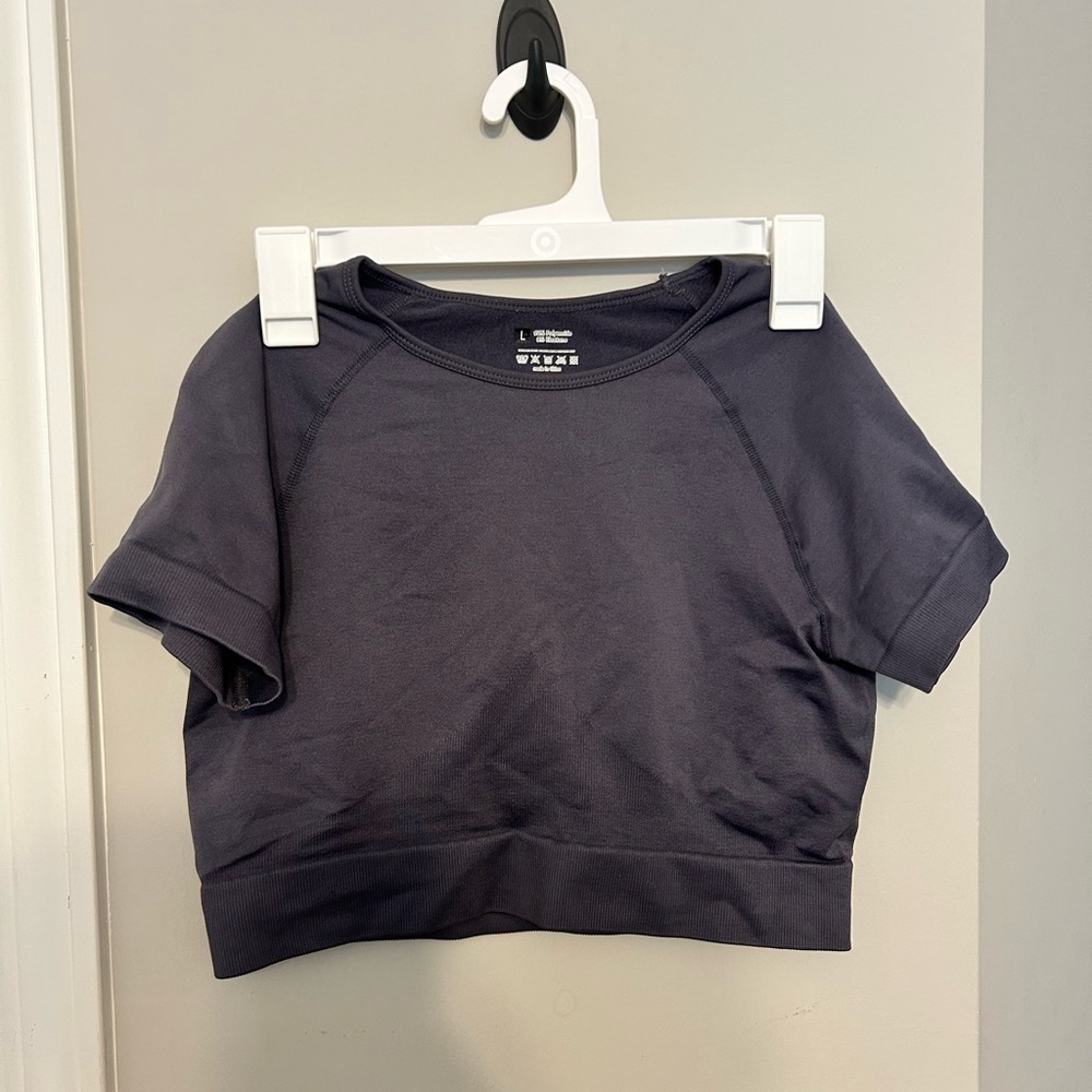 Women's Black Crop Top
